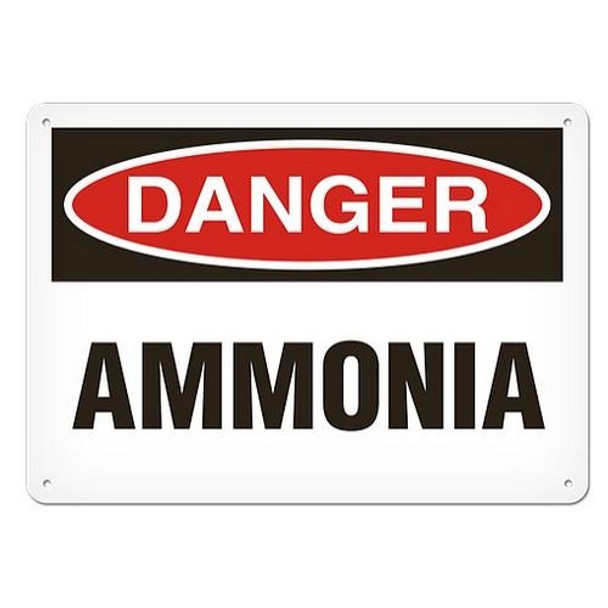 OSHA Safety Sign | Danger Ammonia | INCOM SS1053   Safety Supplies Canada