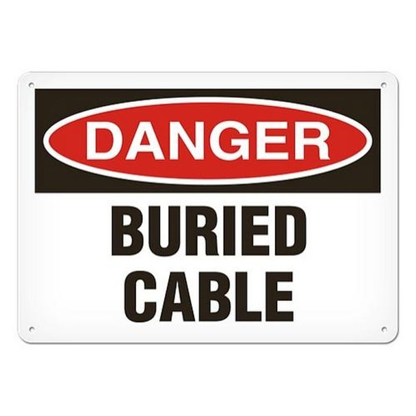 OSHA Safety Sign | Danger Buried Cable  | INCOM SS1106   Safety Supplies Canada