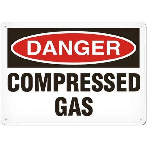 OSHA Safety Sign | Danger Compressed Gas | INCOM SS1133   Safety Supplies Canada