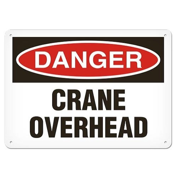 OSHA Safety Sign | Danger Crane Over  | INCOM SS1102   Safety Supplies Canada