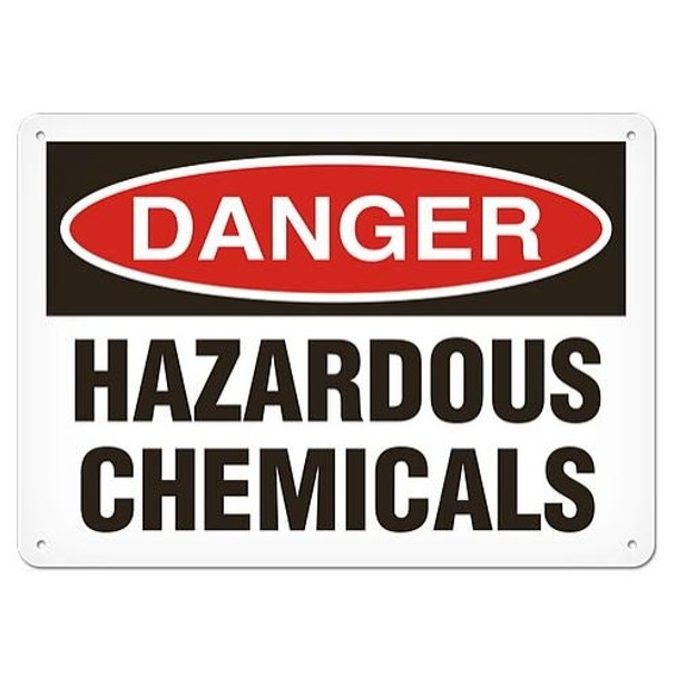OSHA Safety Sign | Danger Haz Chem  | INCOM SS1062   Safety Supplies Canada