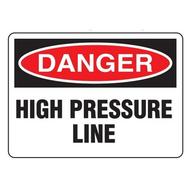 OSHA Safety Sign | Danger Press Line  | INCOM SS1083V, SS1083A, SS1083P, SC1083V, SC1083A, SC1083P, SA1083V, SA1083P   Safety Supplies Canada