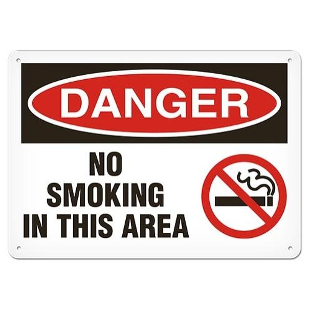 OSHA Safety Sign | Danger Smoke Area  | INCOM SS1068V, SS1068A, SS1068P, SC1068V, SC1068A, SC1068P, SA1068V, SA1068P   Safety Supplies Canada