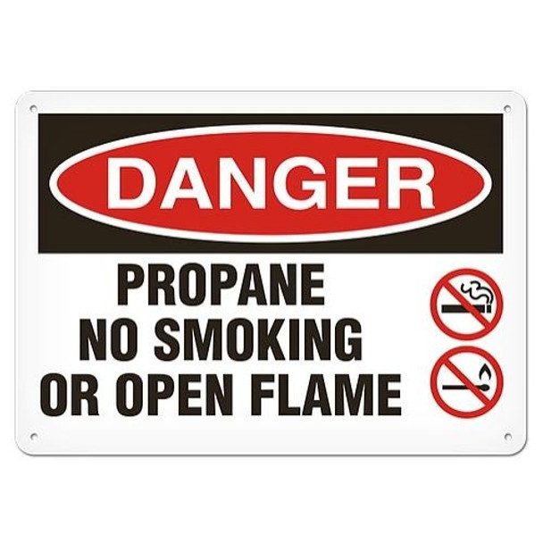 OSHA Safety Sign | Danger Smoke Propane | INCOM SS1075V, SS1075A, SS1075P, SC1075V, SC1075A, SC1075P, SA1075V, SA1075P   Safety Supplies Canada