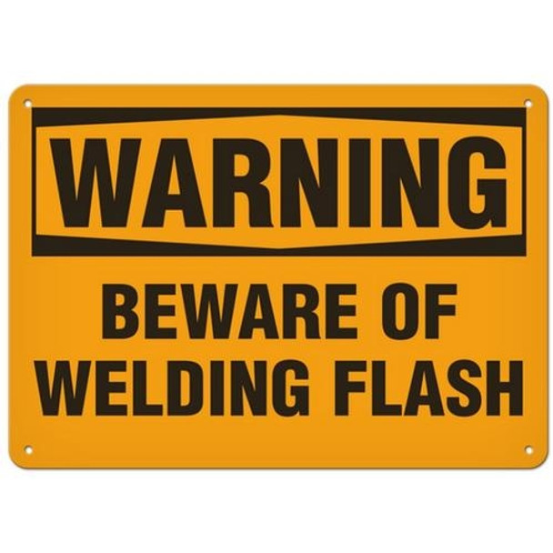 OSHA Safety Sign | Warning Beware of Weld | INCOM SS3057V, SS3057A, SS3057P, SC3057V, SC3057A, SC3057P, SA3057V, SA3057P   Safety Supplies Canada