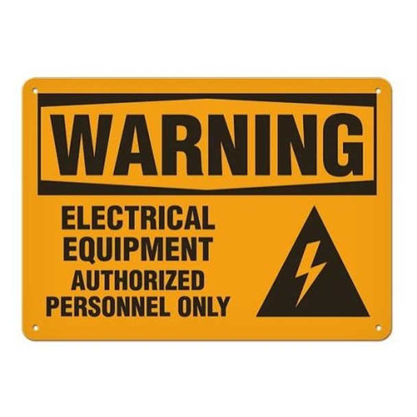 OSHA Safety Sign | Warning Elec Equip  | INCOM SS3039V, SS3039A, SS3039P, SC3039V, SC3039A, SC3039P, SA3039V, SA3039P   Safety Supplies Canada