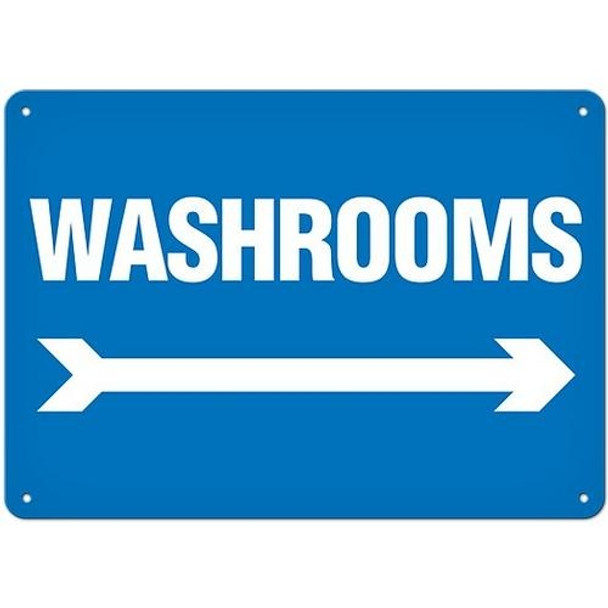 OSHA Safety Sign | Washroom ------->  | INCOM SS5056   Safety Supplies Canada