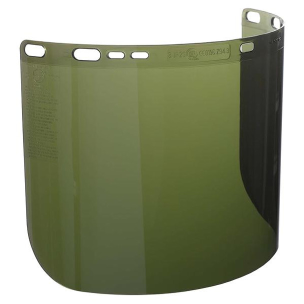 F50 PC Face Shield Visor CLR 8"x15.5"x0.060" Unbd Shp B | Jackson Safety 29080   Safety Supplies Canada