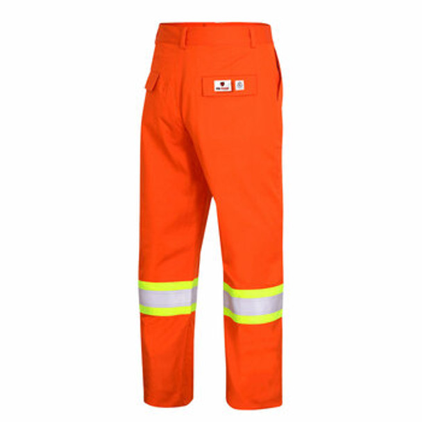 Hi-Viz 100% Cotton Bright Safety Cargo Pants with Tape| Pioneer 4462   Safety Supplies Canada