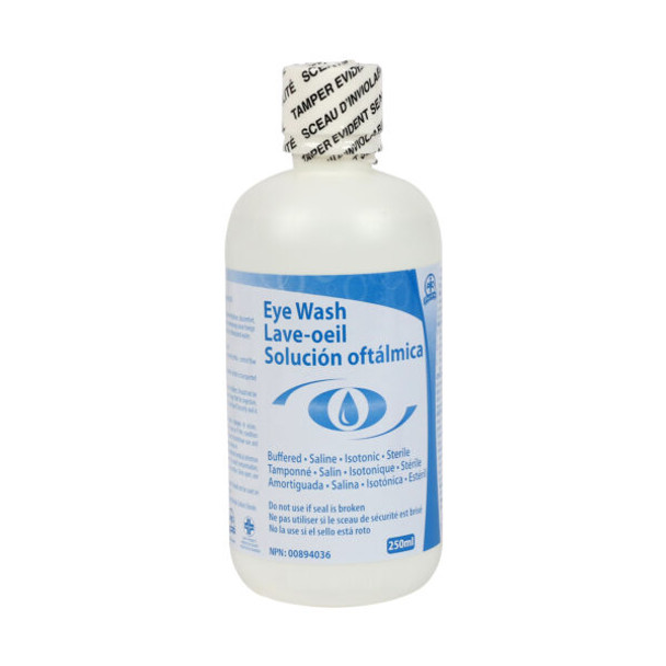 Eyewash Solution, 250ml F4501162   Safety Supplies Canada