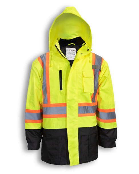 Polyester Waterproof Rain Jacket BK133   Safety Supplies Canada