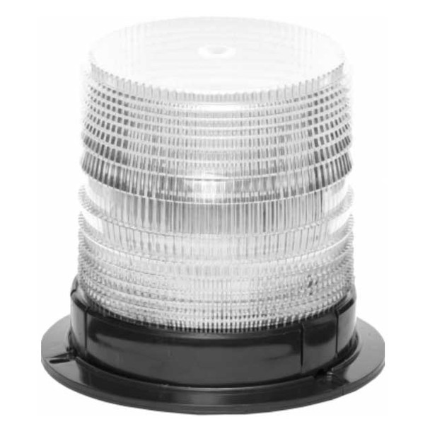 Amber High Profile Select LED Beacon Permanent Mount - Lens: Clear 23620   Safety Supplies Canada