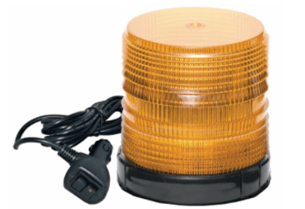 Amber High Profile Select LED Beacon Magnetic Mount - Lens: Amber 23626   Safety Supplies Canada