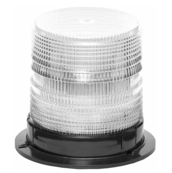 Amber High Profile Fleet LED Beacon Magnetic Mount - Lens: Clear 23635   Safety Supplies Canada