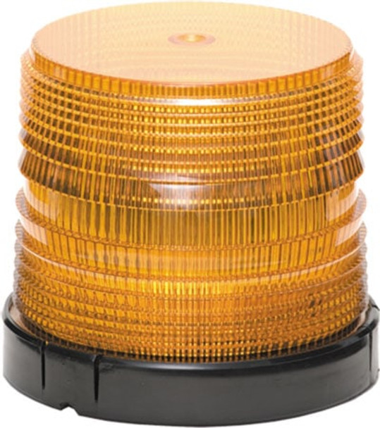 Amber Medium Profile Fleet LED Beacon Mirror Mount - Lens: Amber 27061   Safety Supplies Canada