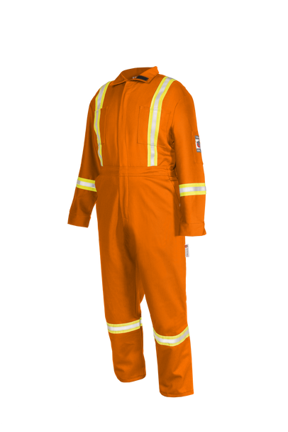 Orange Premium Hi-Vis FR Safety Coverall | Protecting  U WR-FR-ORG   Safety Supplies Canada