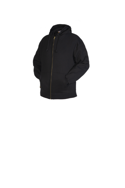 Black FR Full Zip Hoodie | Hood Attached | Protecting U PU-FR-FZAH   Safety Supplies Canada