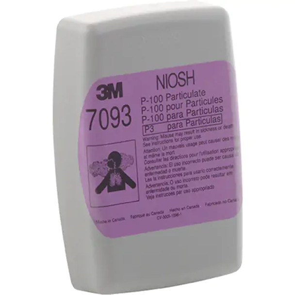 Respirator Acid Gas/Hydrogen Fluoride/P100 Filter (7093B) | 3M 7093B   Safety Supplies Canada