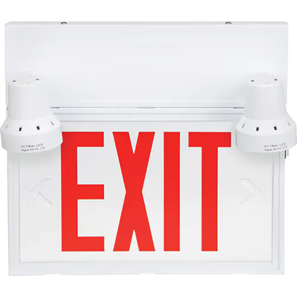 Exit Sign with Security lights | Zenith XI789   Safety Supplies Canada