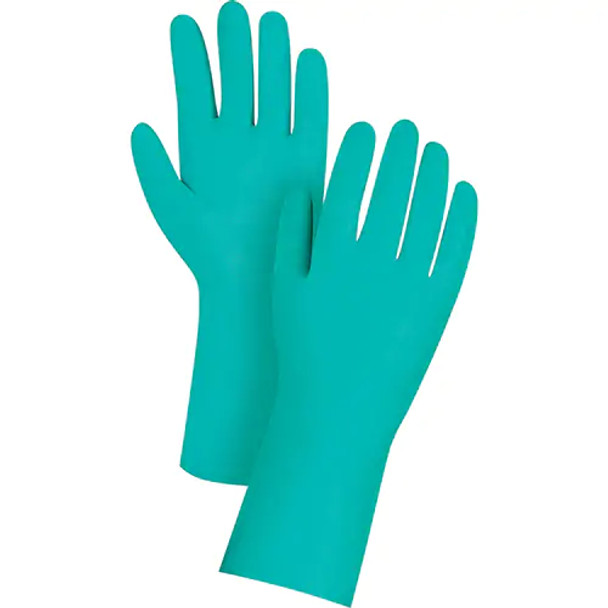 Green Gloves  13" L, Nitrile, 11-mil (12/Pack) | Zenith SEF222   Safety Supplies Canada