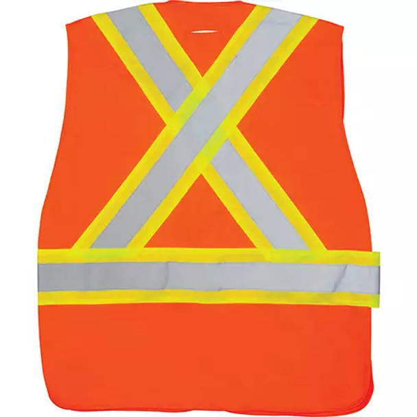 CSA-Compliant High-Visibility Surveyor Vest | Zenith SGZ628   Safety Supplies Canada