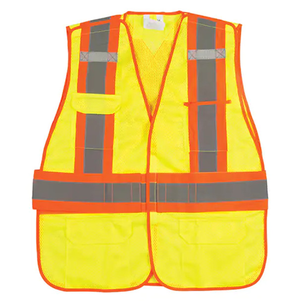 Flame-Resistant Surveyor Vest Meets CSA Z96 Class 2 - Level 2 | Zenith SGF141   Safety Supplies Canada