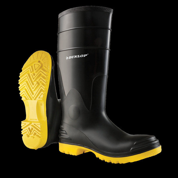 Polysteel Steel Toe & Midsole Black 16'' Waterproof PVC Work Boots D86802 -11   Safety Supplies Canada