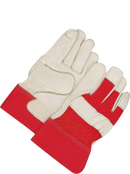 Classic Fitter Glove Grain Cowhide Red "King Size" XL - Pack of 12 | Bob Dale Gloves 40-1-1512RXL   Safety Supplies Canada