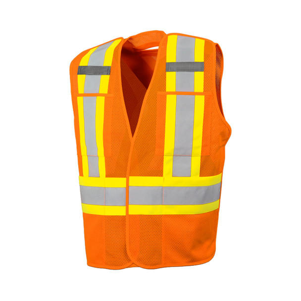 Half Size Mesh 5Pt Tearaway Vest with 4 Pockets | Ground Force