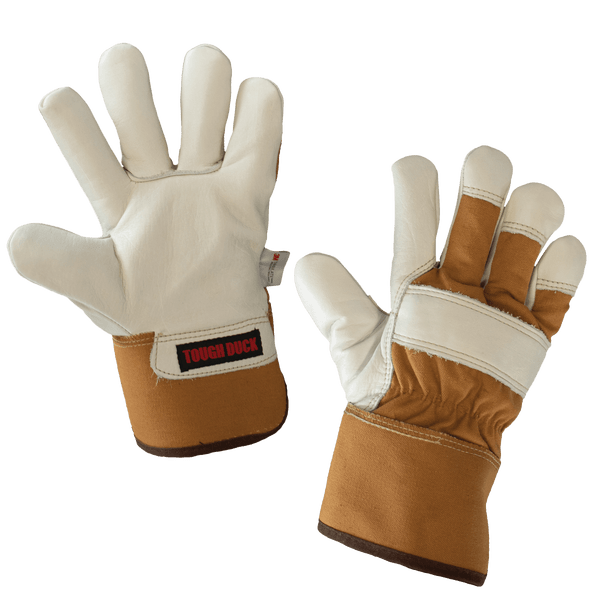 Premium Cowgrain Fitters Glove  Palm Lined | Tough Duck Gi8606   Safety Supplies Canada