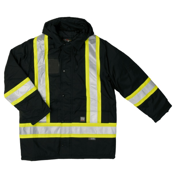 Lined Safety Parka | Tough Duck S176   Safety Supplies Canada