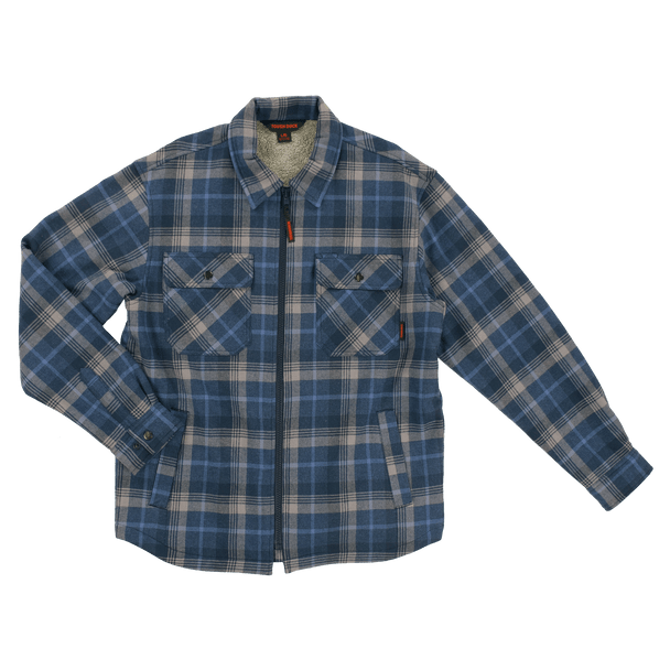 Sherpa Bonded Flannel Jac-Shirt | Tough Duck WS15   Safety Supplies Canada
