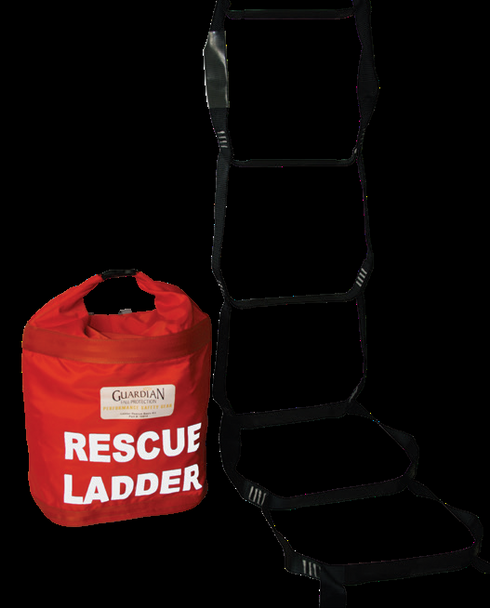 18 Nylon Rescue Ladder with High Visibility Carrying Bag, & Carabiner