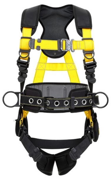 Series 5 Full Body Harnesses - Chest & Leg Quick-Connect Buckles, & Waist Pad with Sternal D-Rings