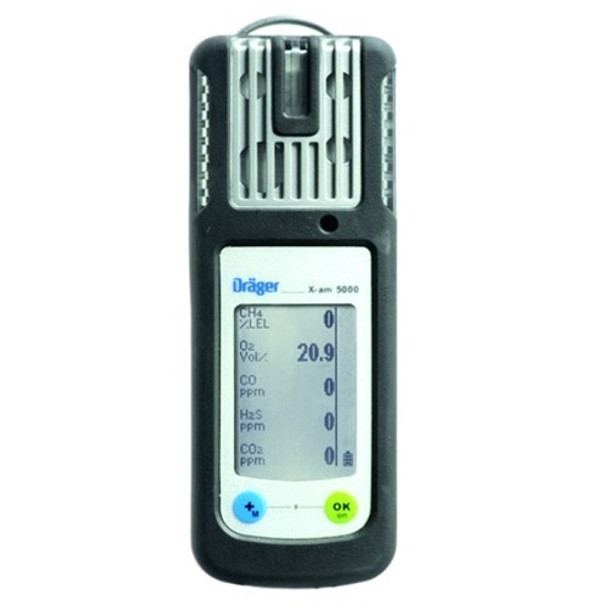 Portable Multi Gas Detector - X-AM 5000,EX/O2/CO/H2S,NiMH BAT&CHRG(US) | Dräger