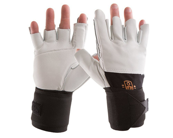 IMPACTO Trigger Half finger Anti-Impact Glove - With Wrist Support - Pair