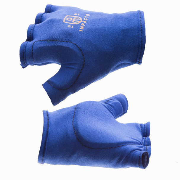 IMPACTO The Original Liner - Anti-Impact Fingerless Glove Liner with Padding in the Thumb Web Area - Pair