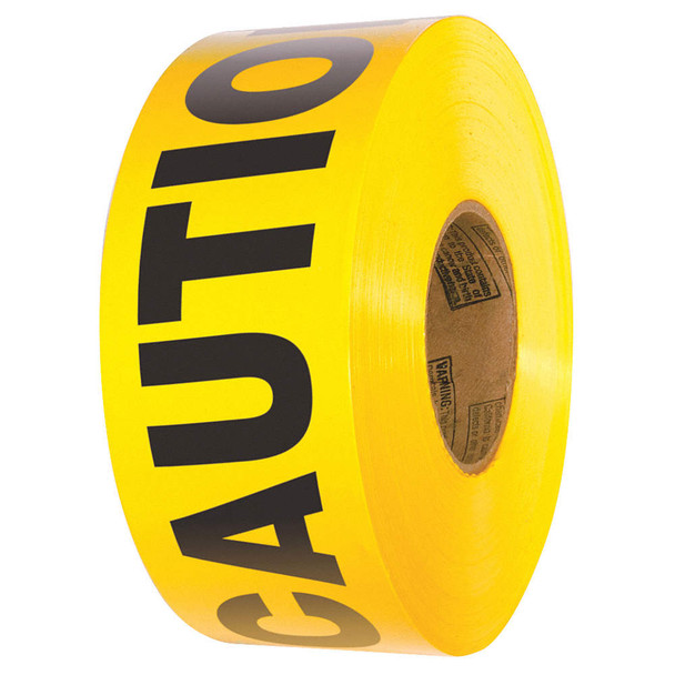 3" x 200' CAUTION Barricade Tape | Pack of 36 | INCOM