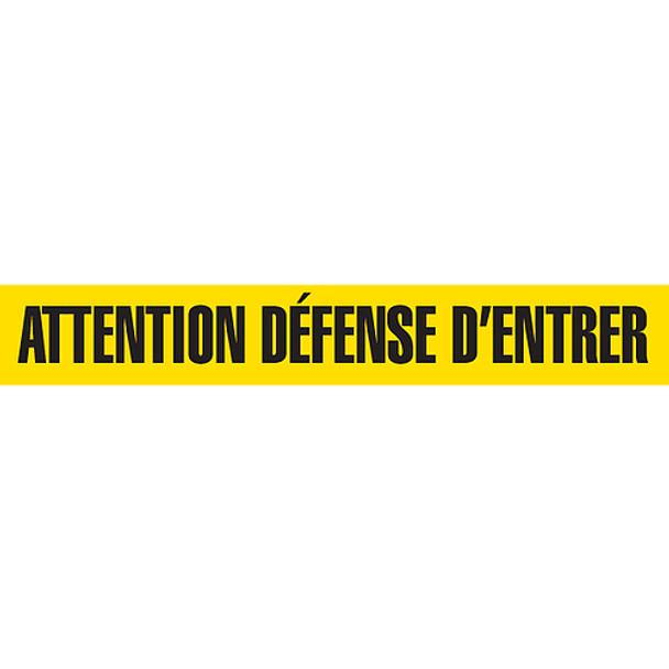 ATTENTION DEFENSE Dispenser Boxed Barricade Tape (Pack of 12 Rolls)