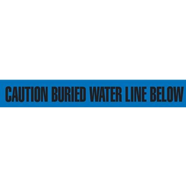 3" CAUTION BURIED WATER LINE BELOW Utility Barrier Tape (Pack of 12 Rolls)