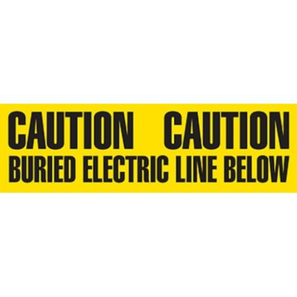 6" CAUTION BURIED ELECTRIC ... Utility Barrier Tape (Pack of 6 Rolls)
