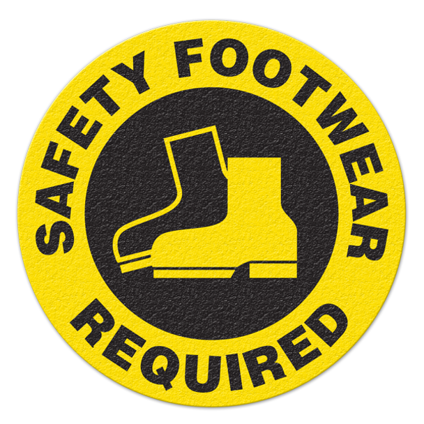 SAFETY FOOTWEAR REQUIRED - Floor Sign