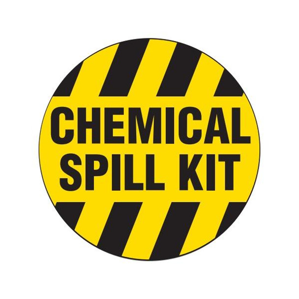 CHEMICAL SPILL KIT - Floor Sign
