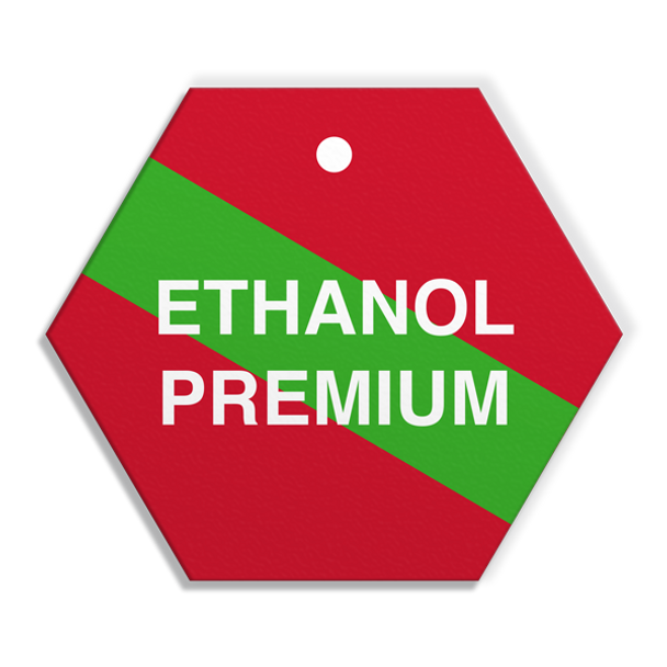 ETHANOL PREMIUM - Fuel Tag - 2.56" dia. - 250 /pkg