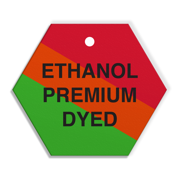 ETHANOL PREMIUM DYED - Fuel Tag - 2.56" dia. - 250 /pkg