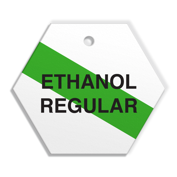 ETHANOL REGULAR - Fuel Tag - 2.56" dia. - 250 /pkg