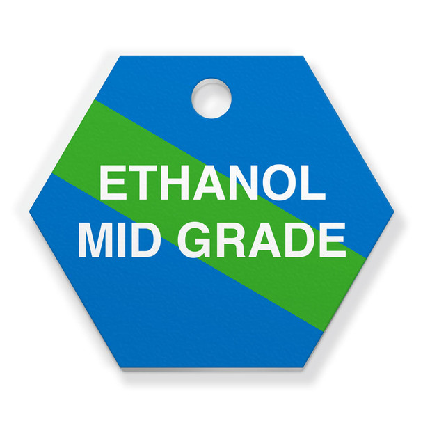 ETHANOL MID GRADE - Fuel Tag  - 2.56" dia. - 250 /pkg