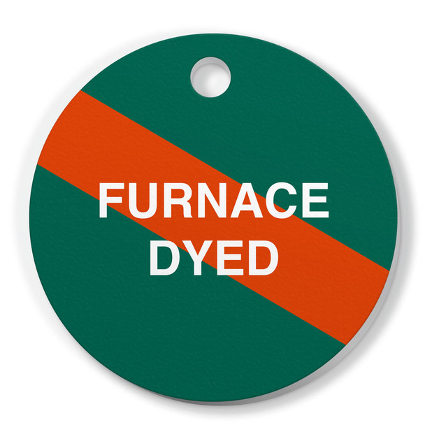 FURNACE DYED - Fuel Tag  - 2.56" dia. - 250 /pkg