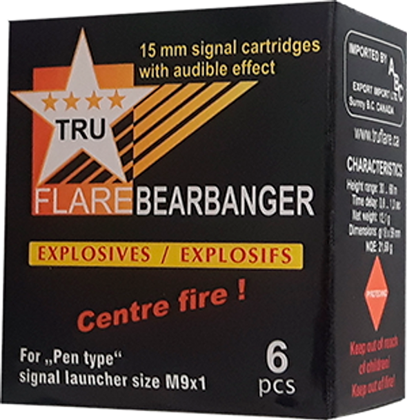 Bear Bangers (6) - Centre Fire (Tru-Flare)