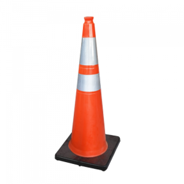 Hi-Vis PVC Cones 36" (Pack of 10) | Diamond